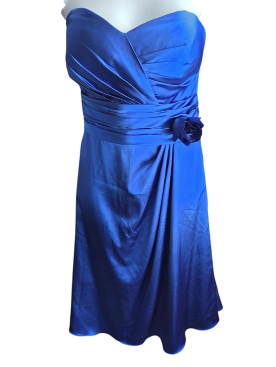 Bill Levkoff Dresses & Skirts - Bill Levkoff Blue Bridesmaid Short Dress Prom Wedding Size 10